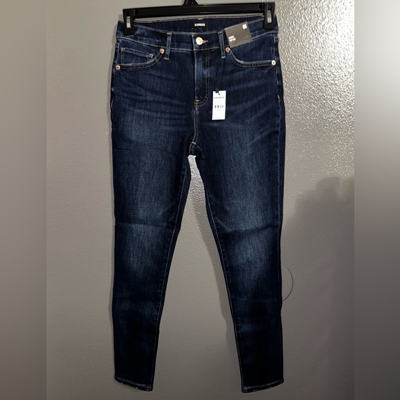 Express Dark Blue Jeans - Picture 1 of 2